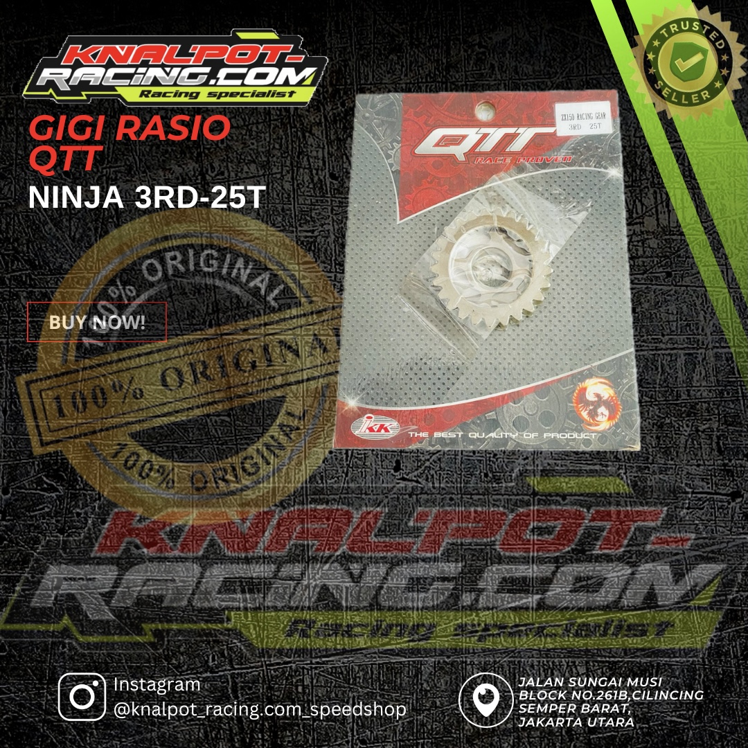 GIGI RASIO QTT NINJA 3RD-25T